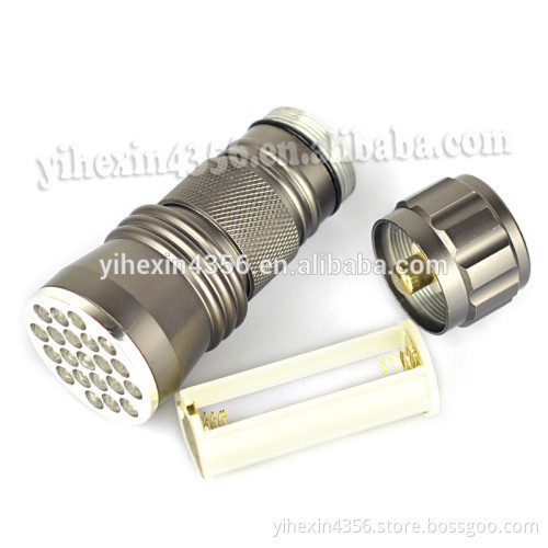 Boruit Handheld UV Torch 21LED UV Lamp for Detecting